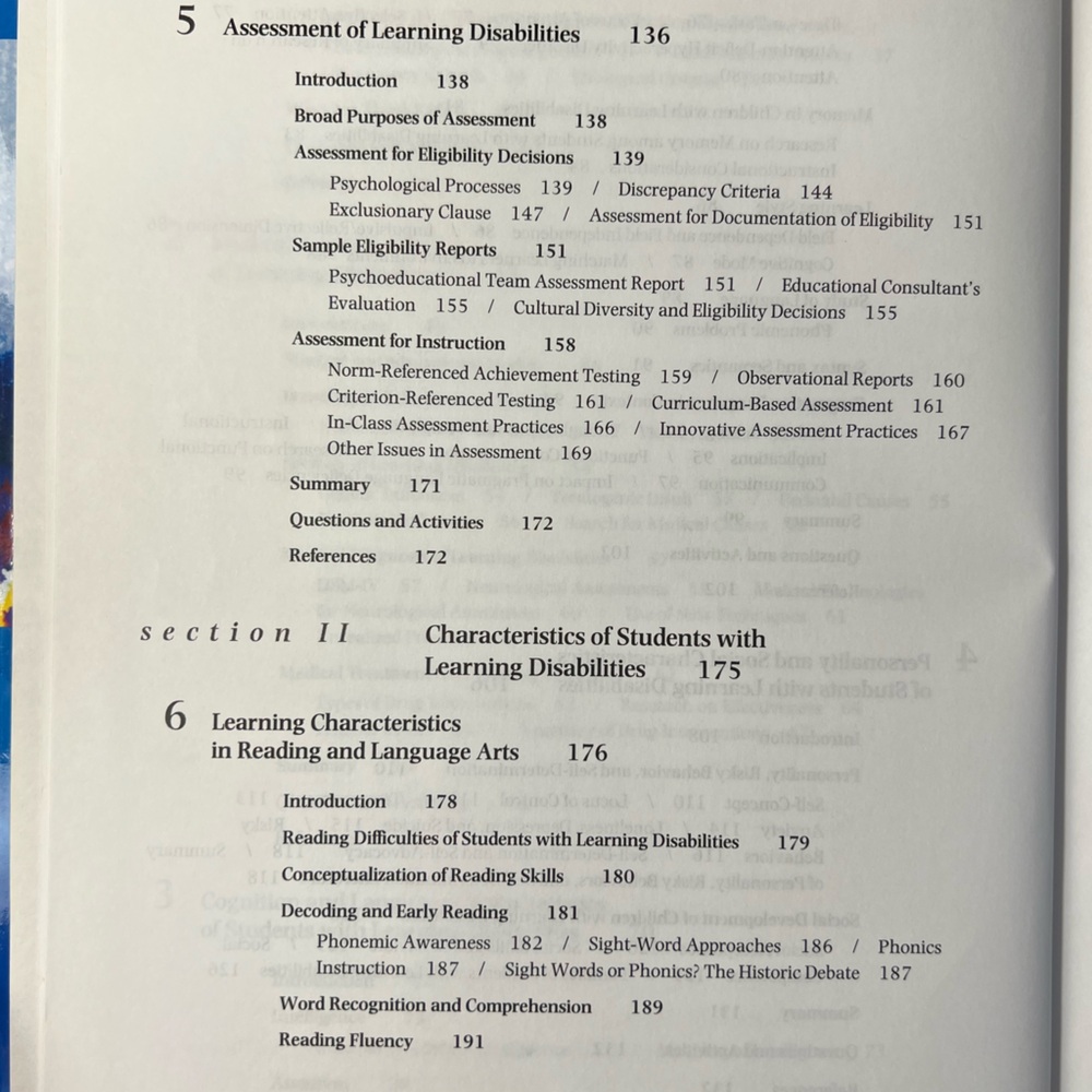 Pearson Learning Disabilities Textbook - Picture 5 of 8
